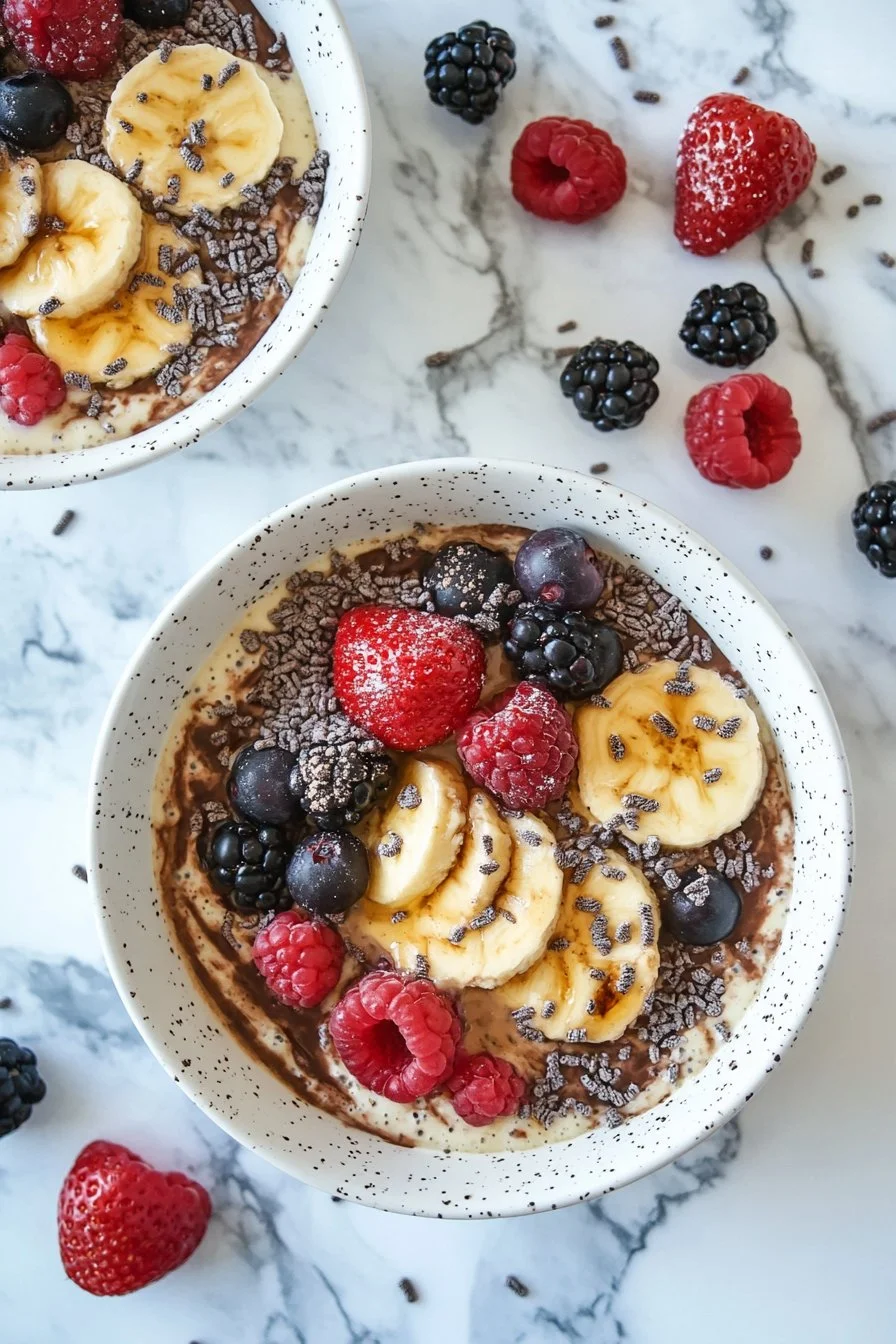 Baked Protein Pancake Bowls – Easy & High-Protein Treat
