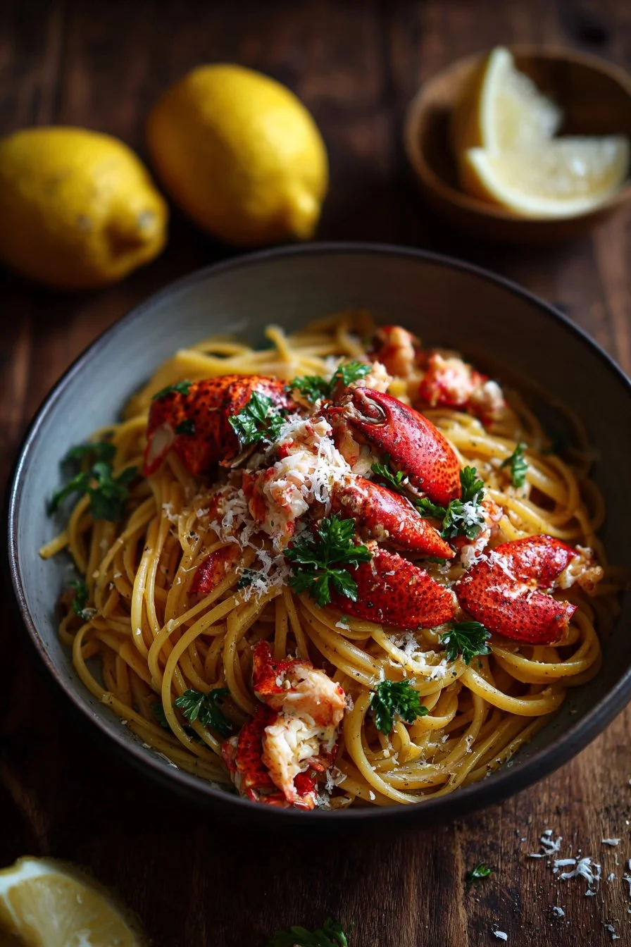 Buttered Lobster Pasta