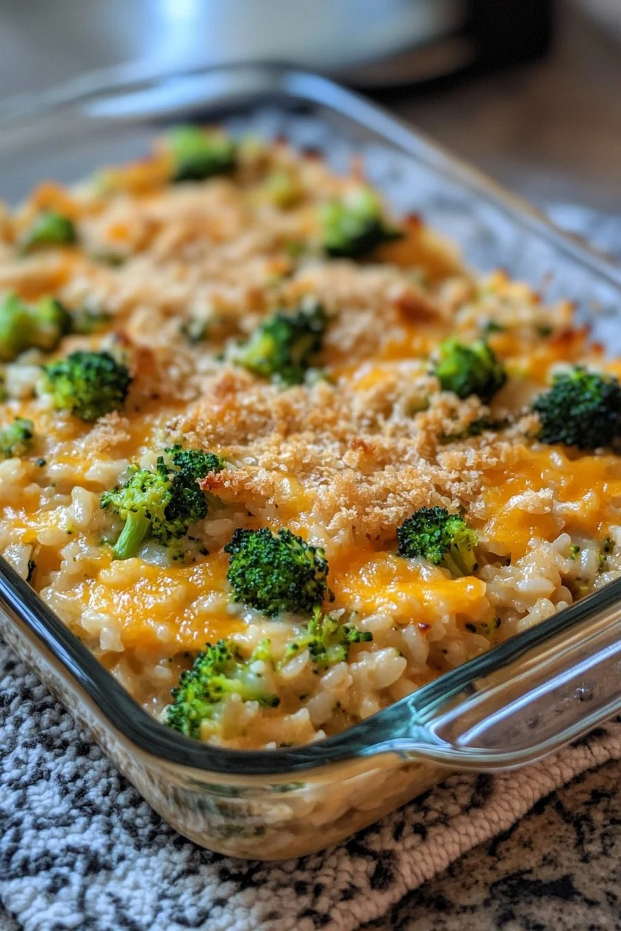 Cheesy Broccoli Rice Casserole: A Comforting Delight!