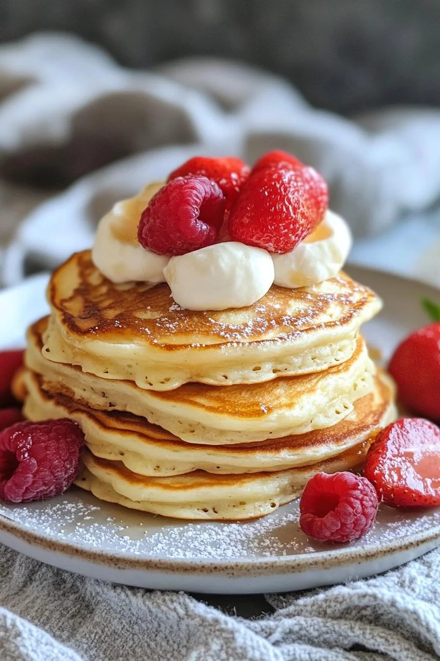 Coconut Cream Pancakes
