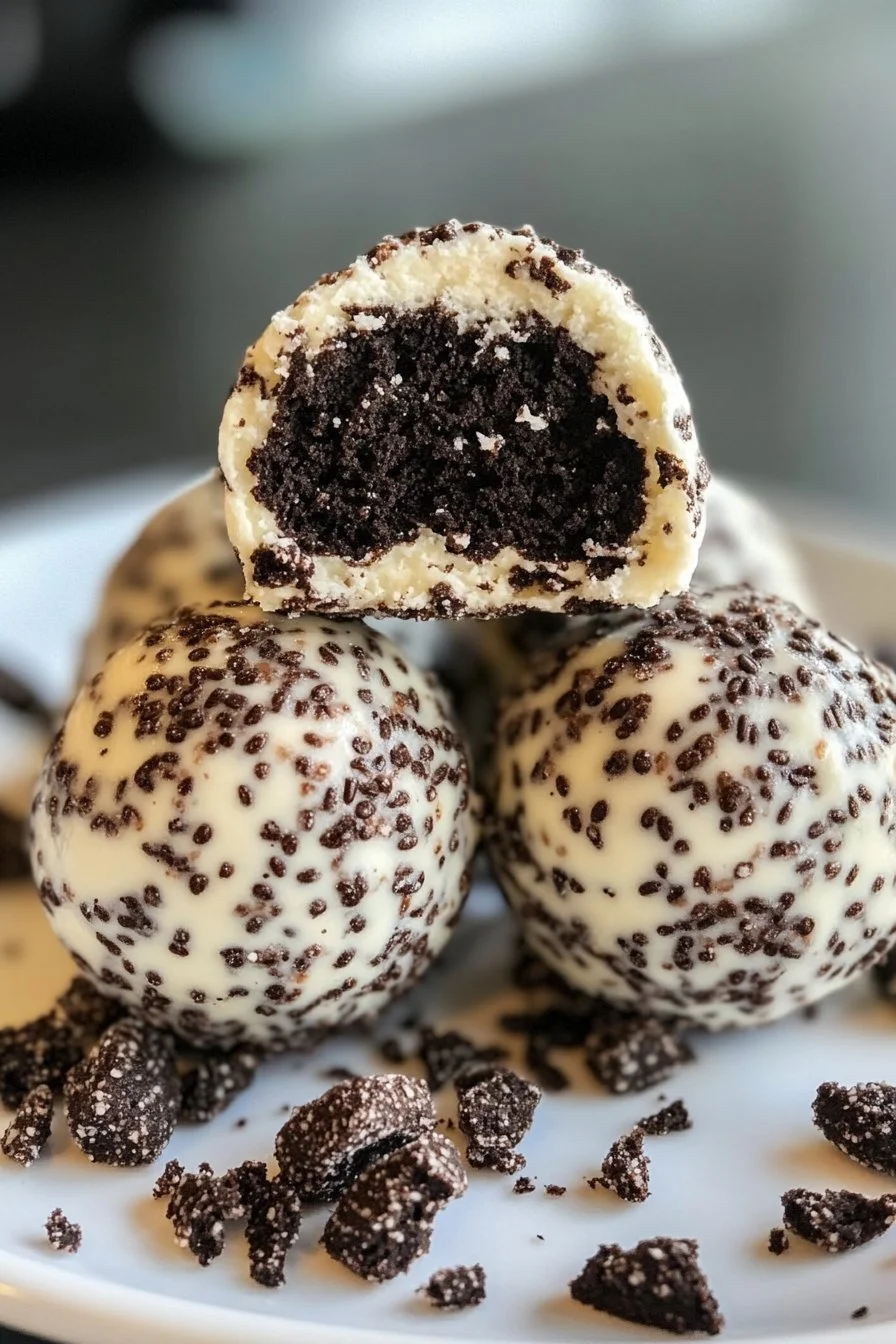 Cream Cheese Oreo Protein Balls