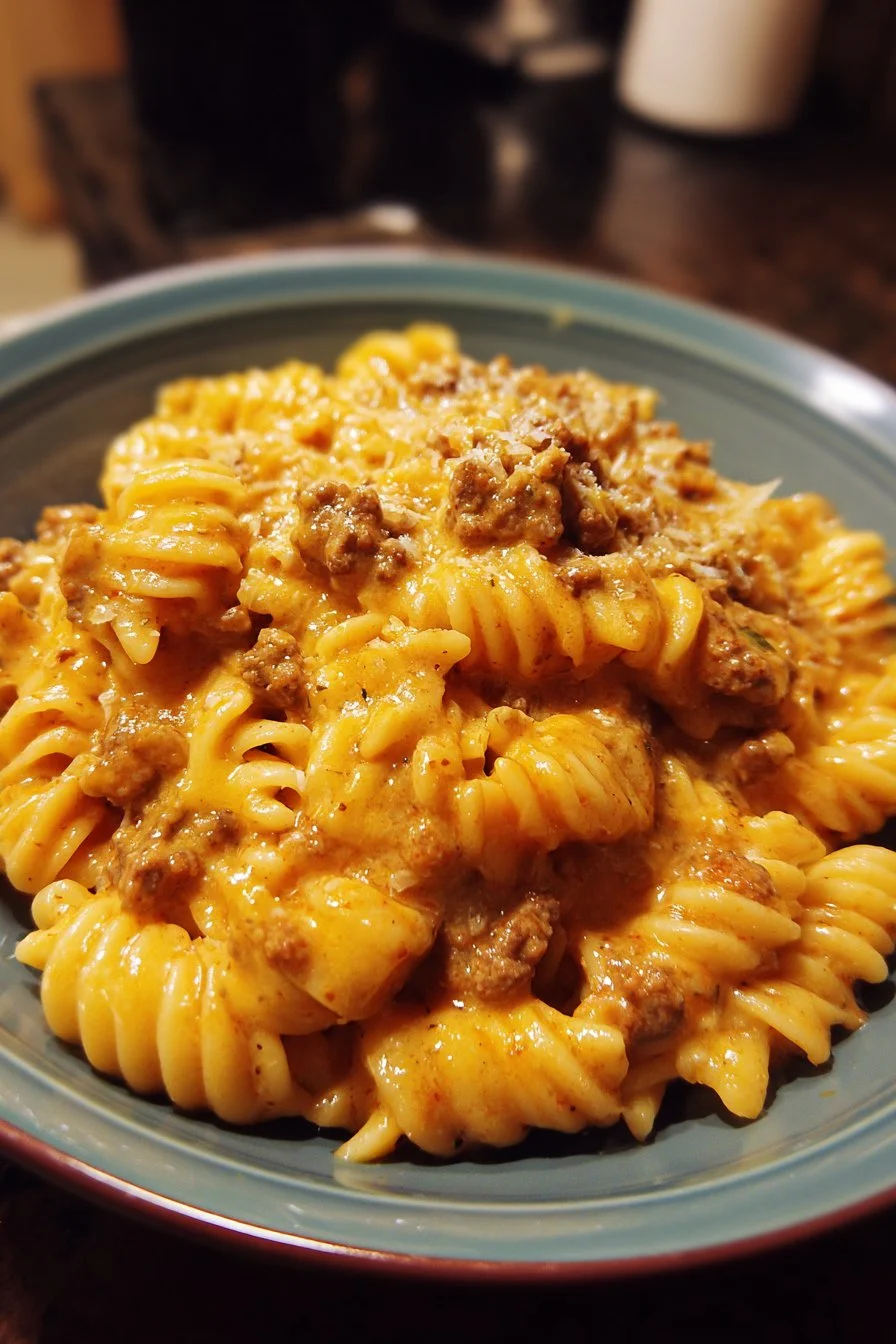 Creamy Rotel Pasta with Ground Beef for Cozy Weeknight Dinners