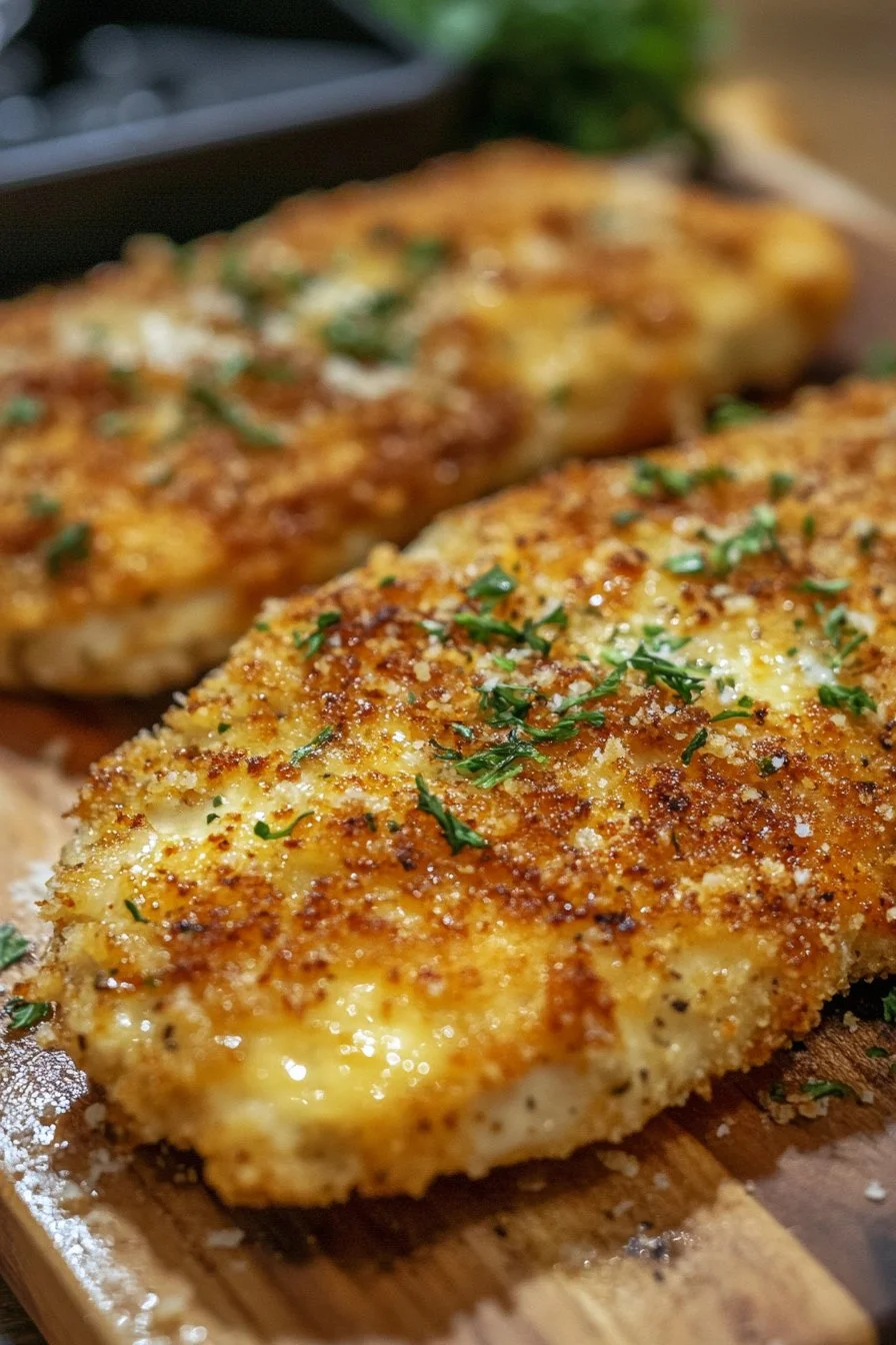 Crispy Dill Pickle Parmesan Chicken