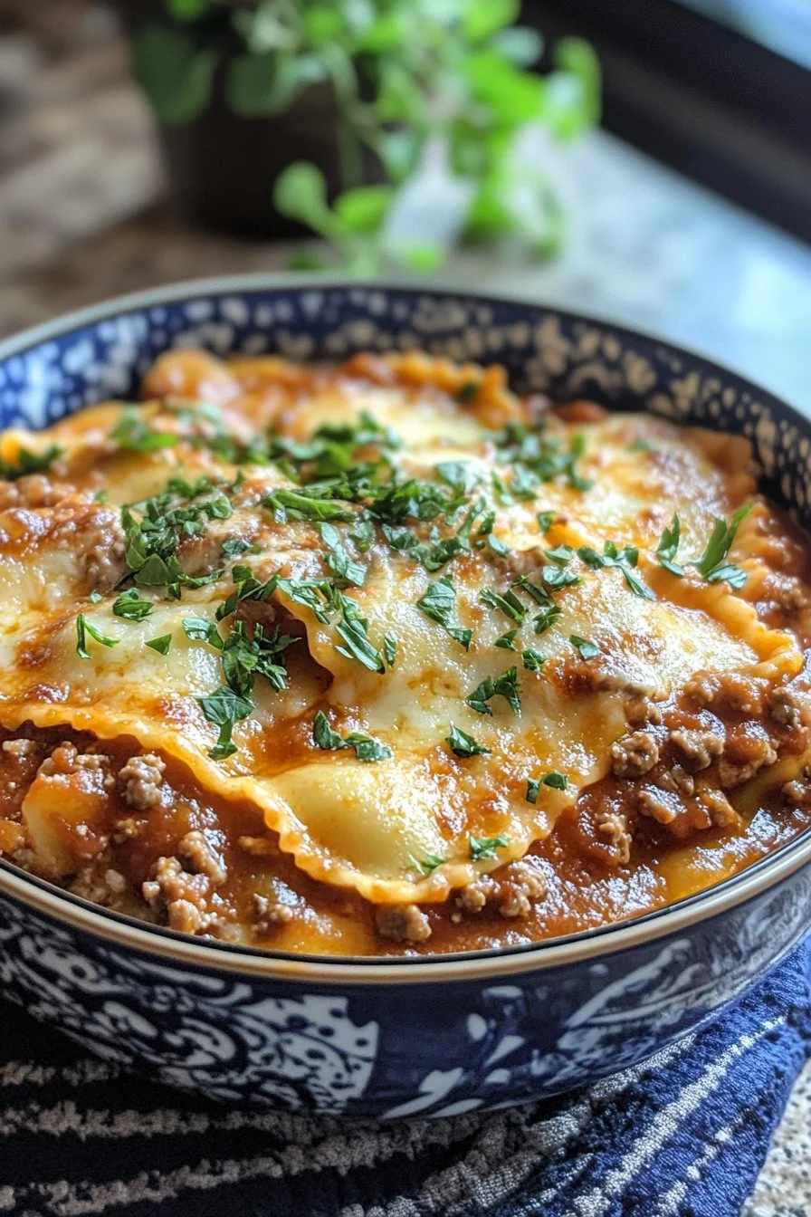 Crockpot Ravioli Lasagna: A Hands-Off, Flavor-Packed Comfort Food Masterpiece