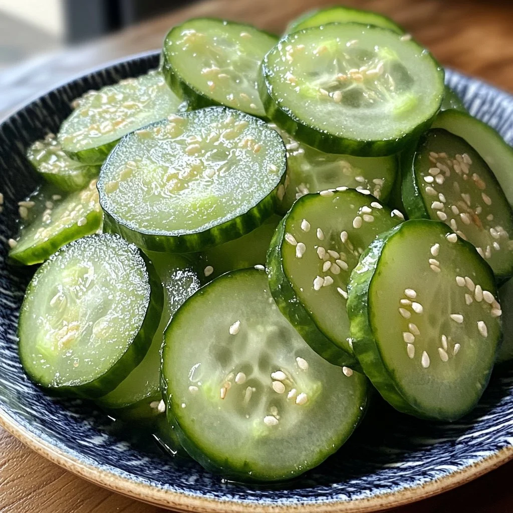 Cucumber snack recipe with fresh cucumbers and healthy toppings