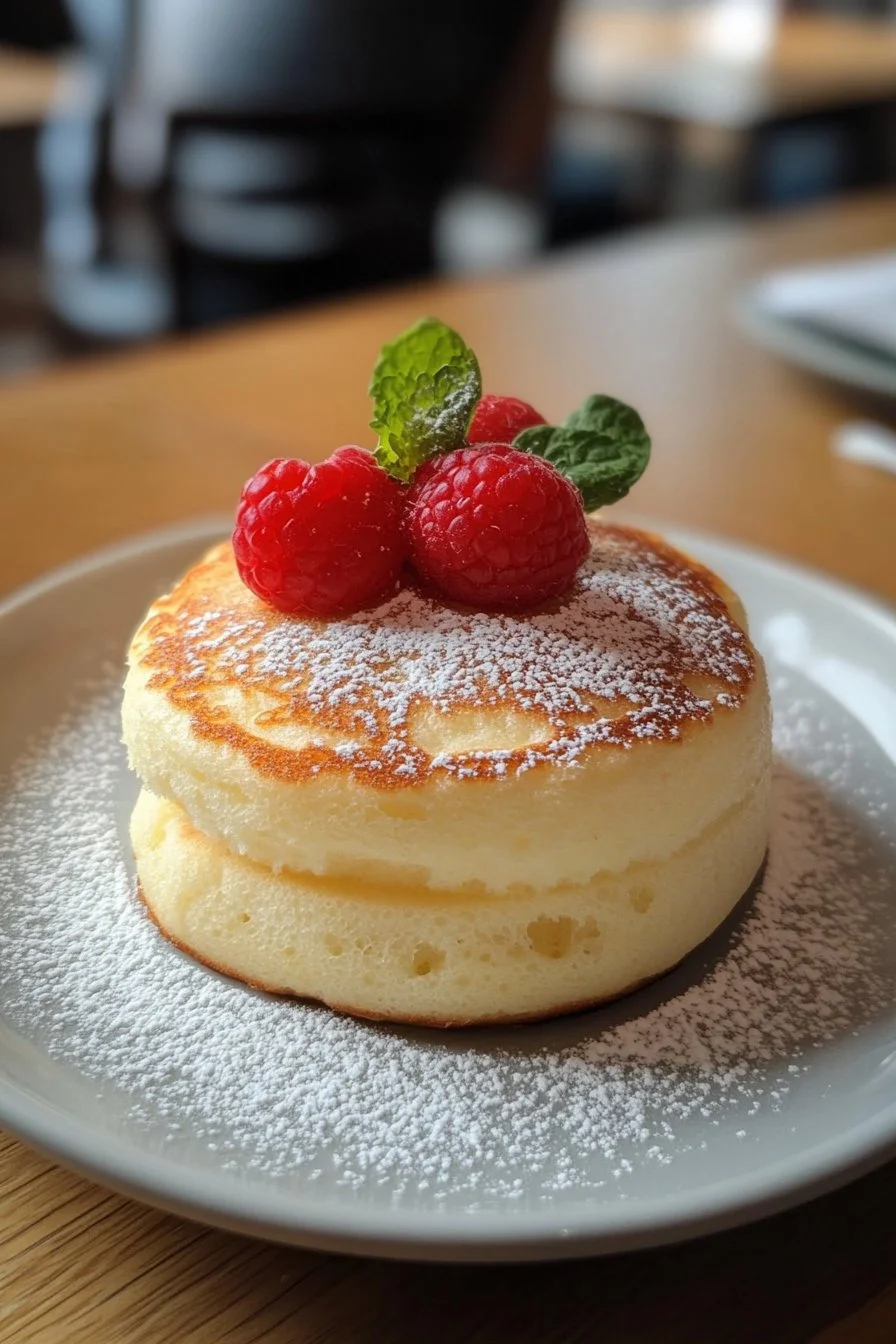 Fluffy Japanese Soufflé Pancakes