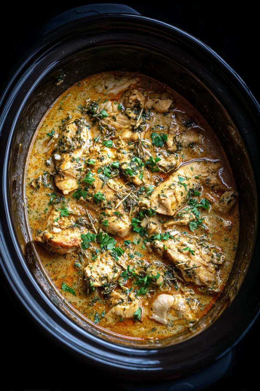 Garlic Butter Chicken Crockpot Recipe: 6-Hour Magic for Tender Bliss