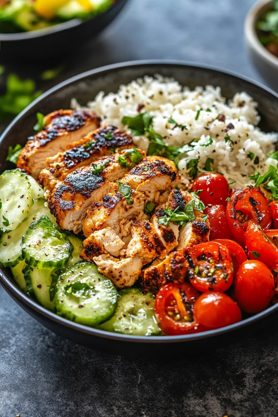 Greek Chicken Bowls