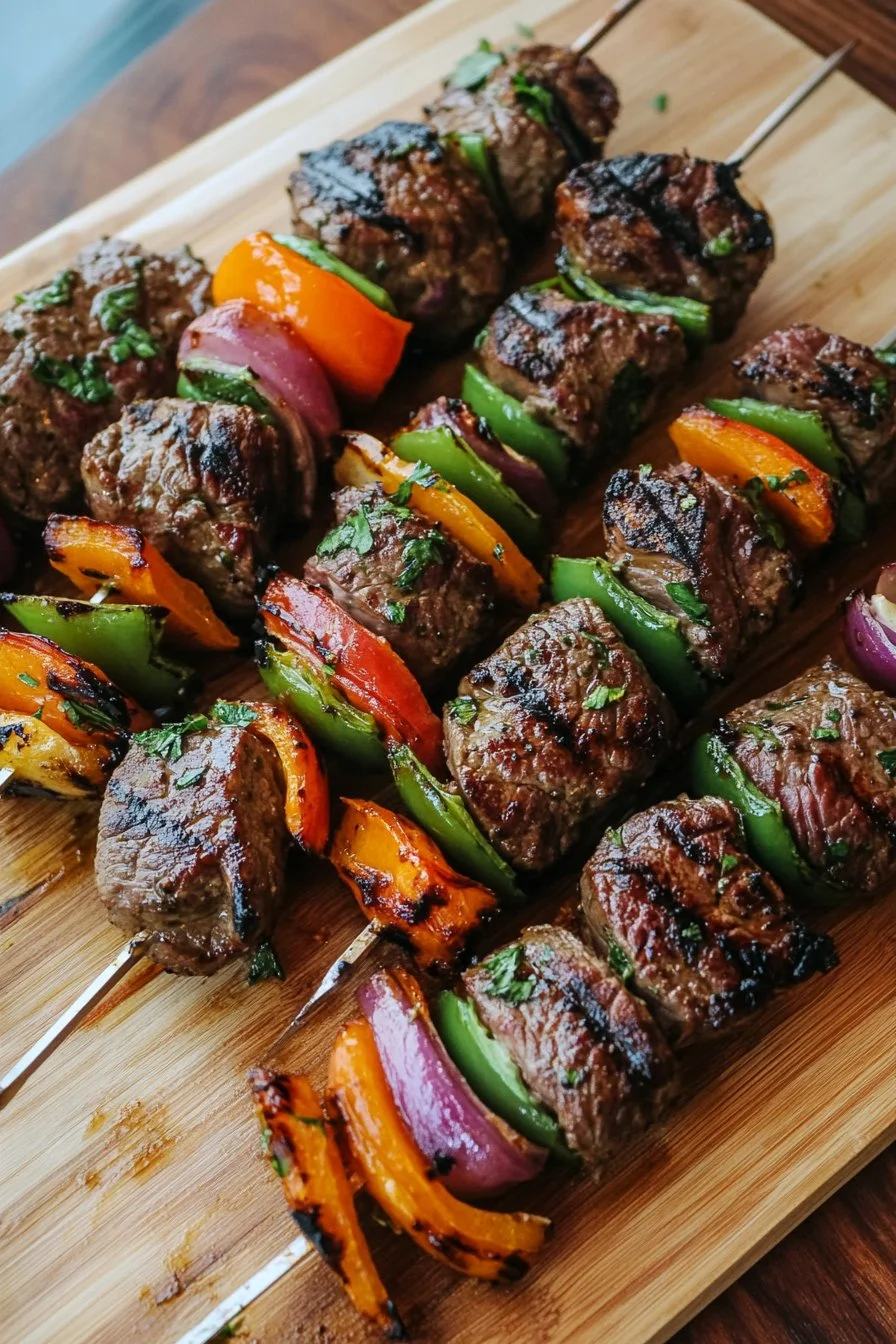 Healthy Skirt Steak Kabobs