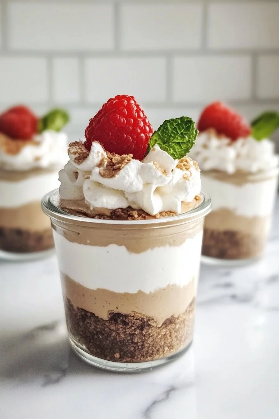 High Protein Cheesecake Jars Recipe