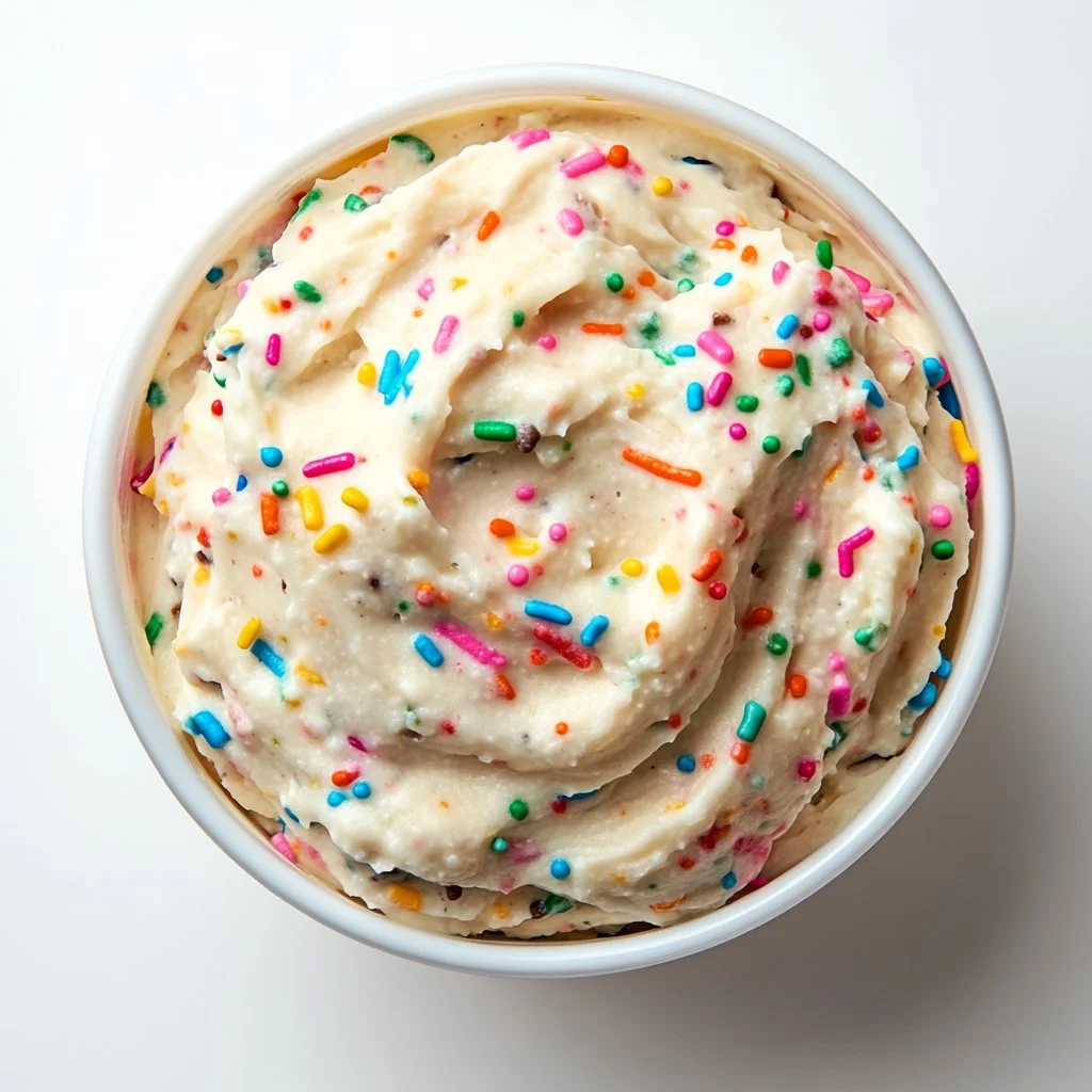 High Protein Dunkaroo Dip served with fresh fruits and snacks