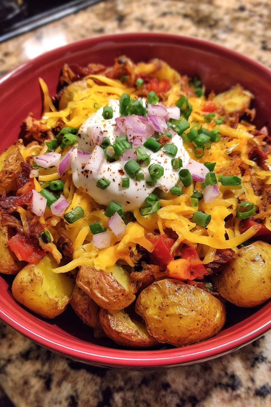 Loaded Potato Taco Bowl