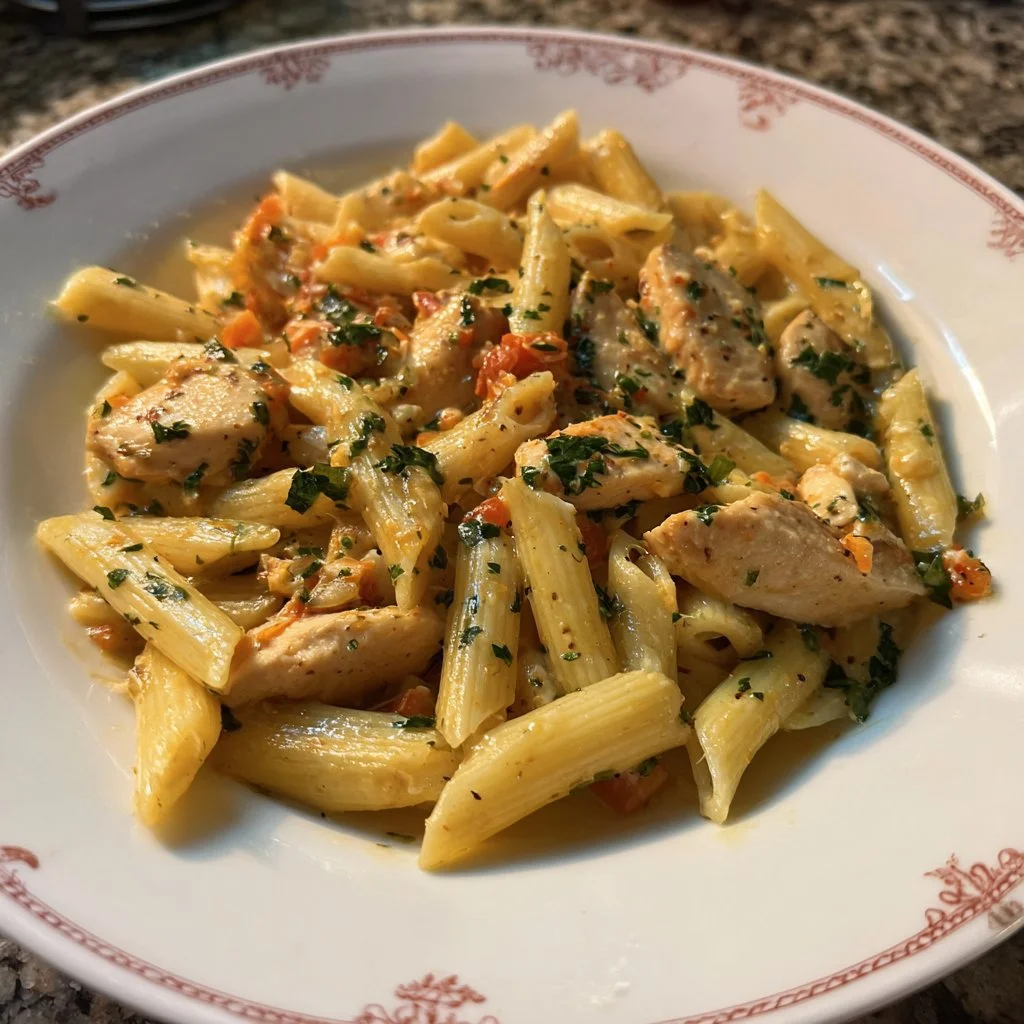 Delicious Marry Me Chicken Pasta featuring creamy sauce and tender chicken pieces