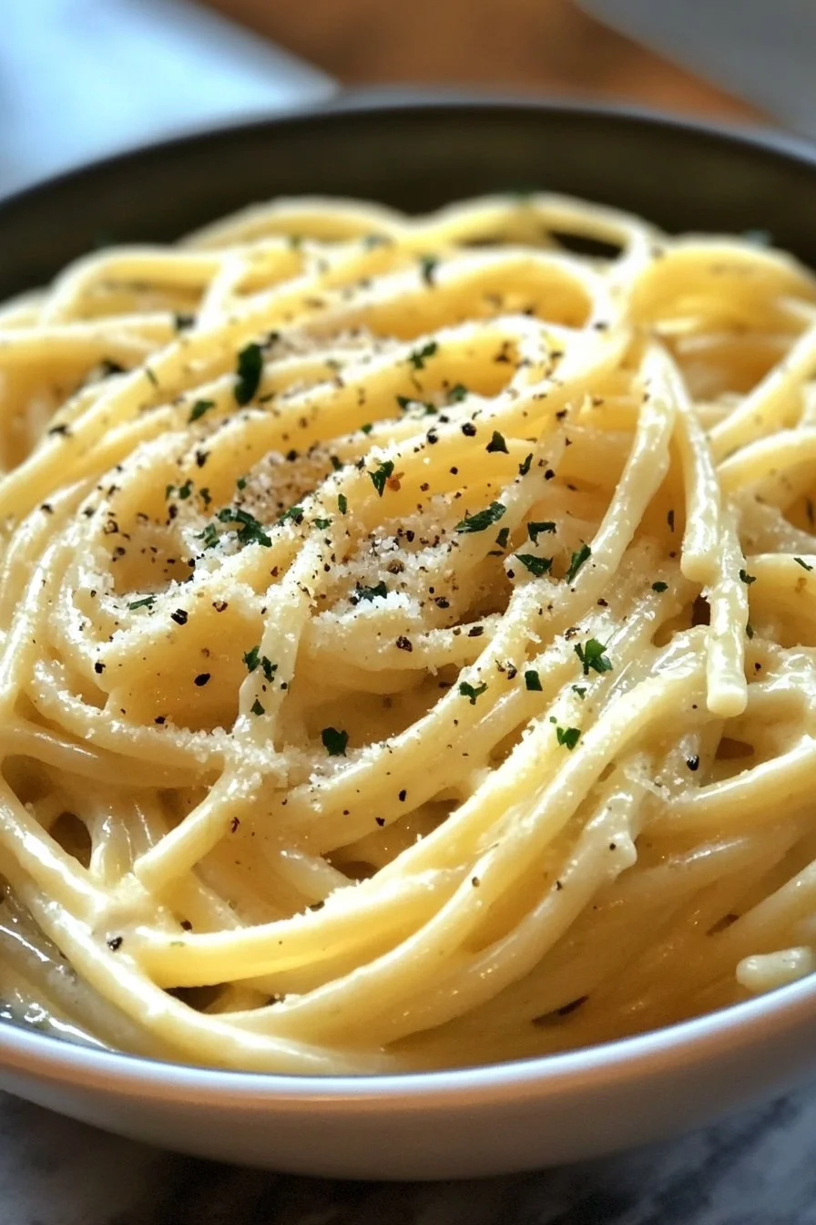 One Pot Creamy Garlic Pasta