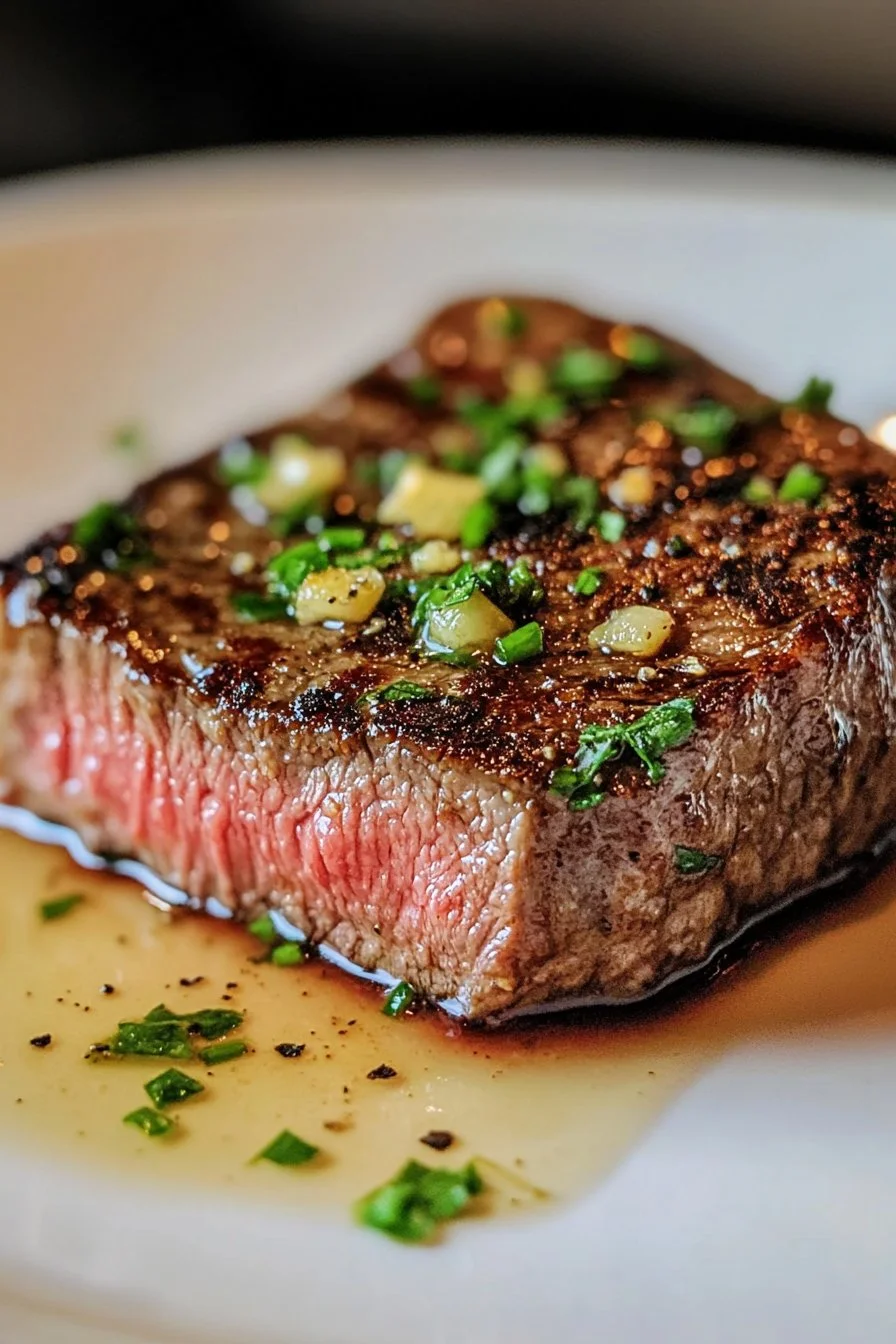 Pan Seared Steak with Garlic Butter