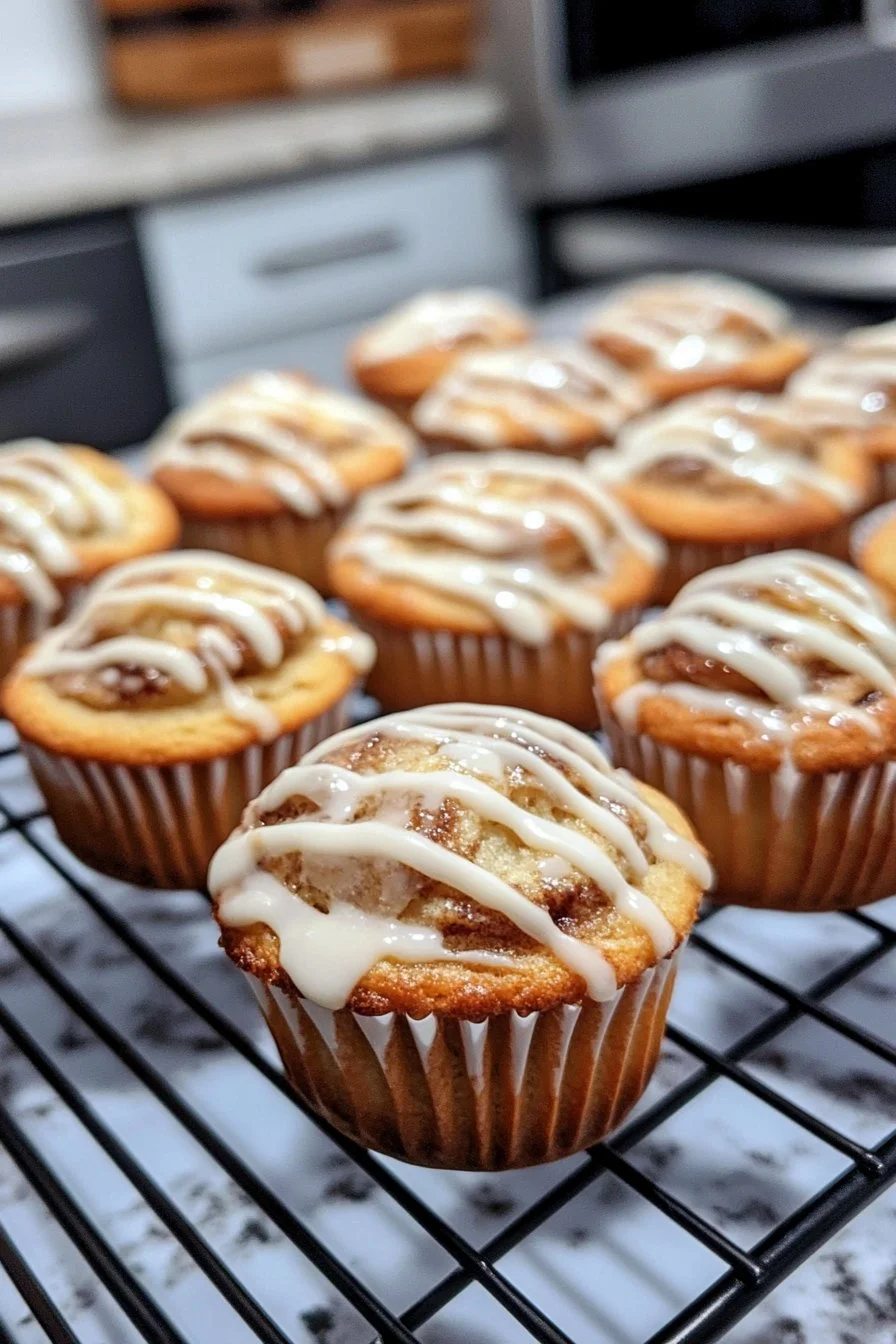 Protein-Packed Cinnamon Roll Muffins