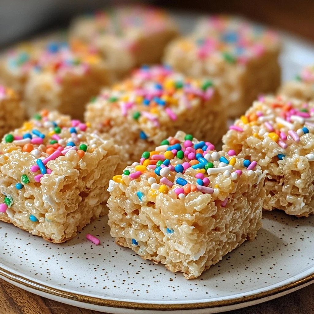 Delicious homemade Protein Rice Krispies Treats for a healthy snack option