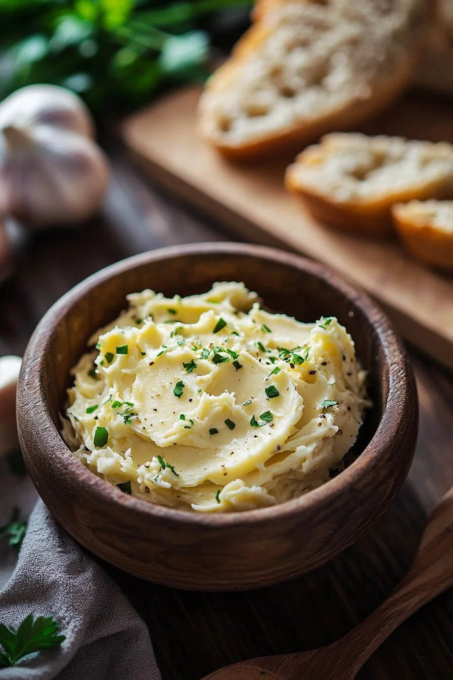 Roasted Garlic Cowboy Butter