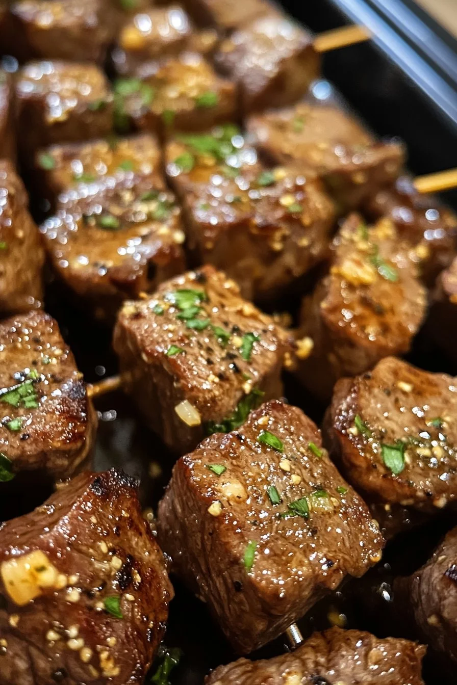 Savory Crock Pot Garlic Butter Steak Bites