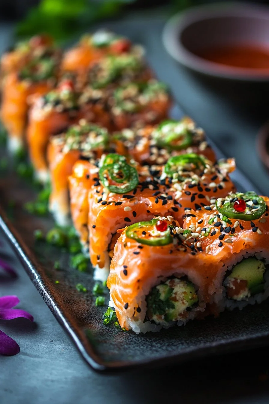 Spicy Salmon Sushi Bake Recipe