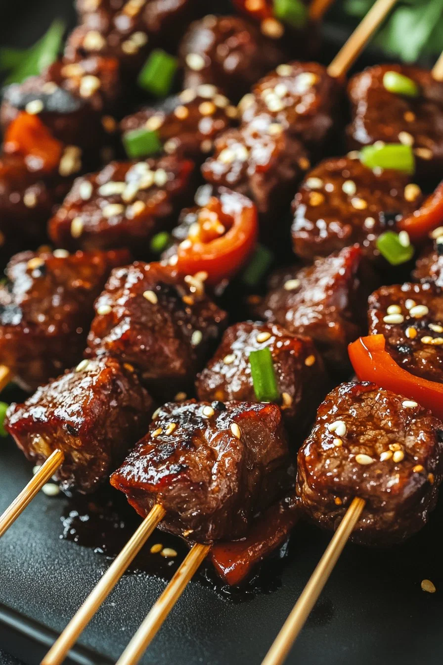 Teriyaki Beef Skewers