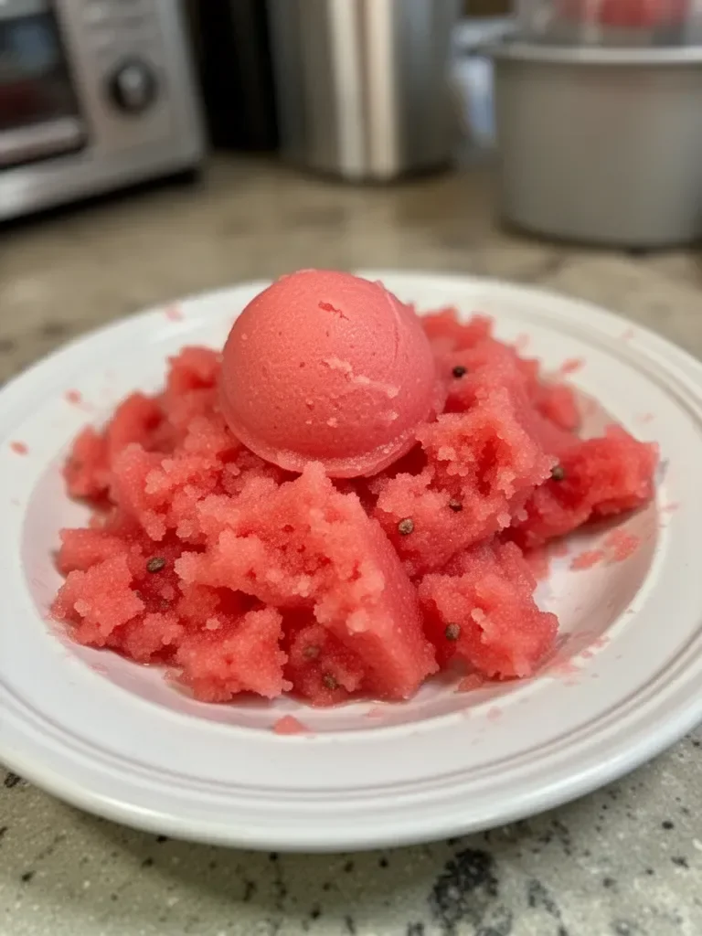 2-Ingredient Ninja Creami Watermelon Sorbet Recipe