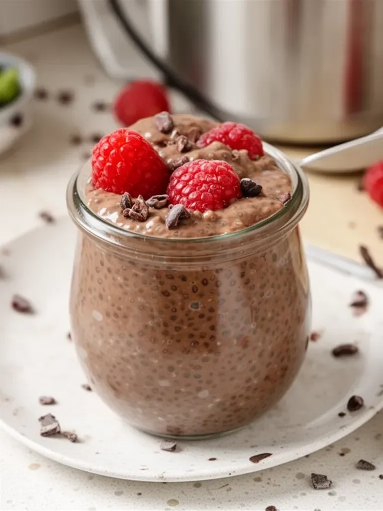 4-Ingredient Chocolate Chia Pudding