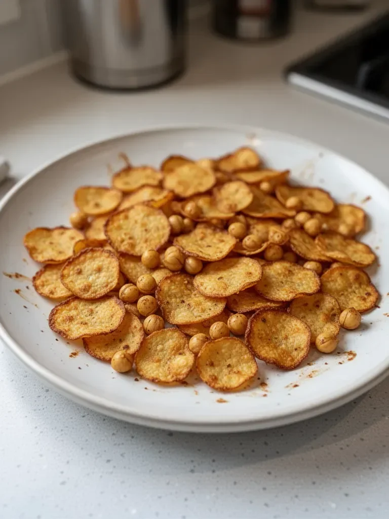 Baked Chickpea Chips