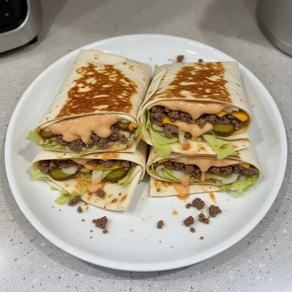 Big Mac Wrap featuring classic ingredients in a convenient wrap format