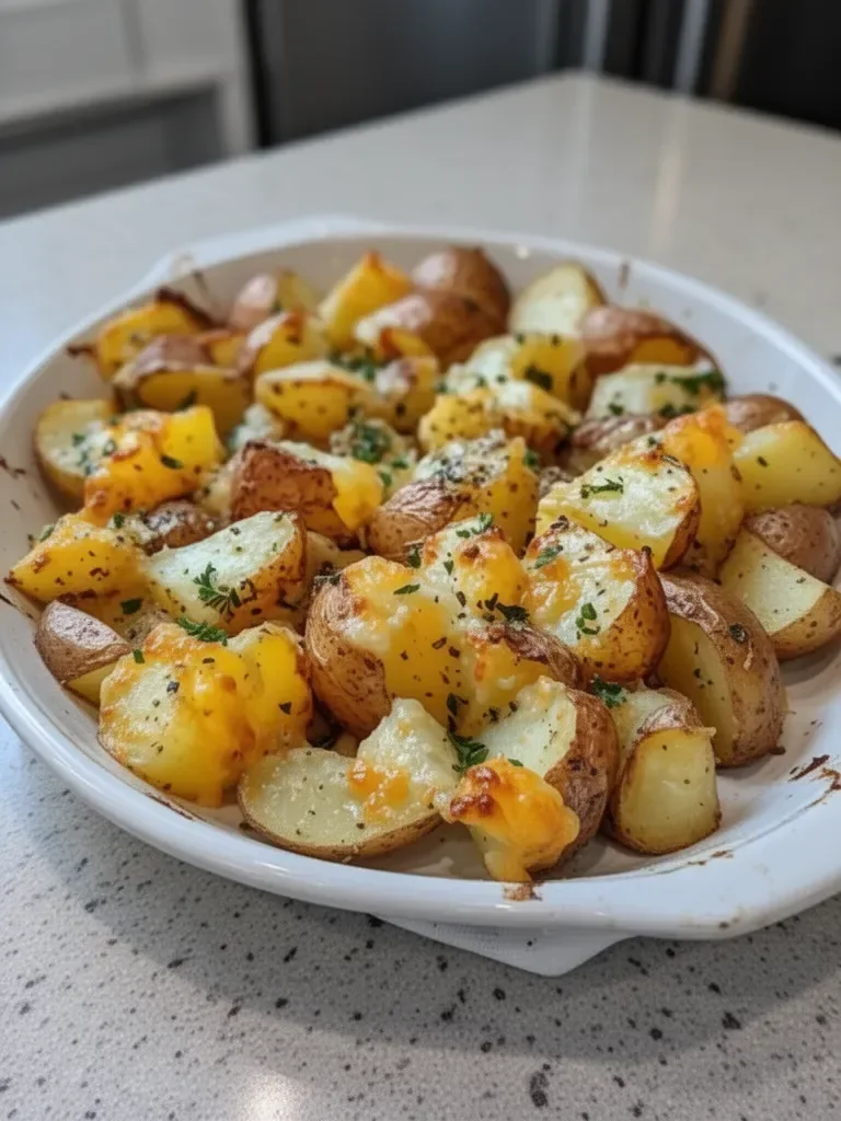 Cheesy Ranch Oven Roasted Potatoes