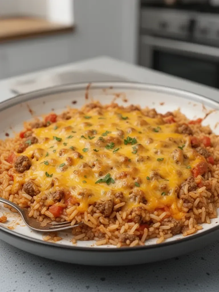 Cheesy Taco Rice Recipe