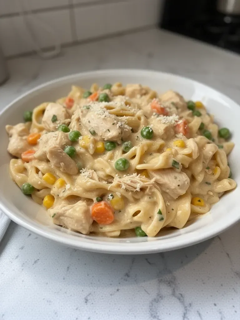Classic Chicken Pot Pie Pasta