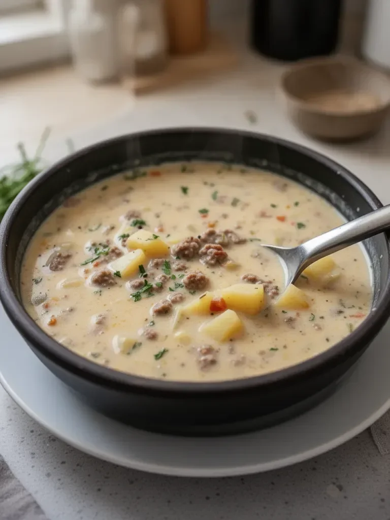 Cozy Sausage Potato Soup