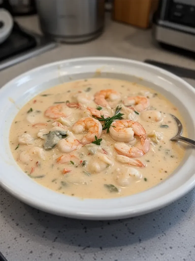 Crab and Shrimp Seafood Bisque