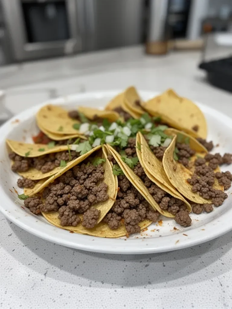 Crispy Ground Beef Tacos