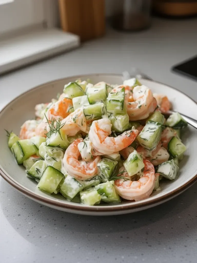 Cucumber Shrimp Salad