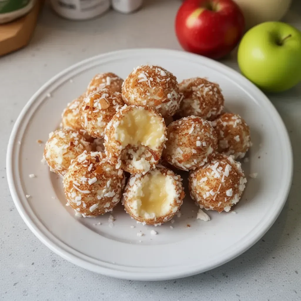 Easy cinnamon apple cottage cheese bites recipe with delicious flavors