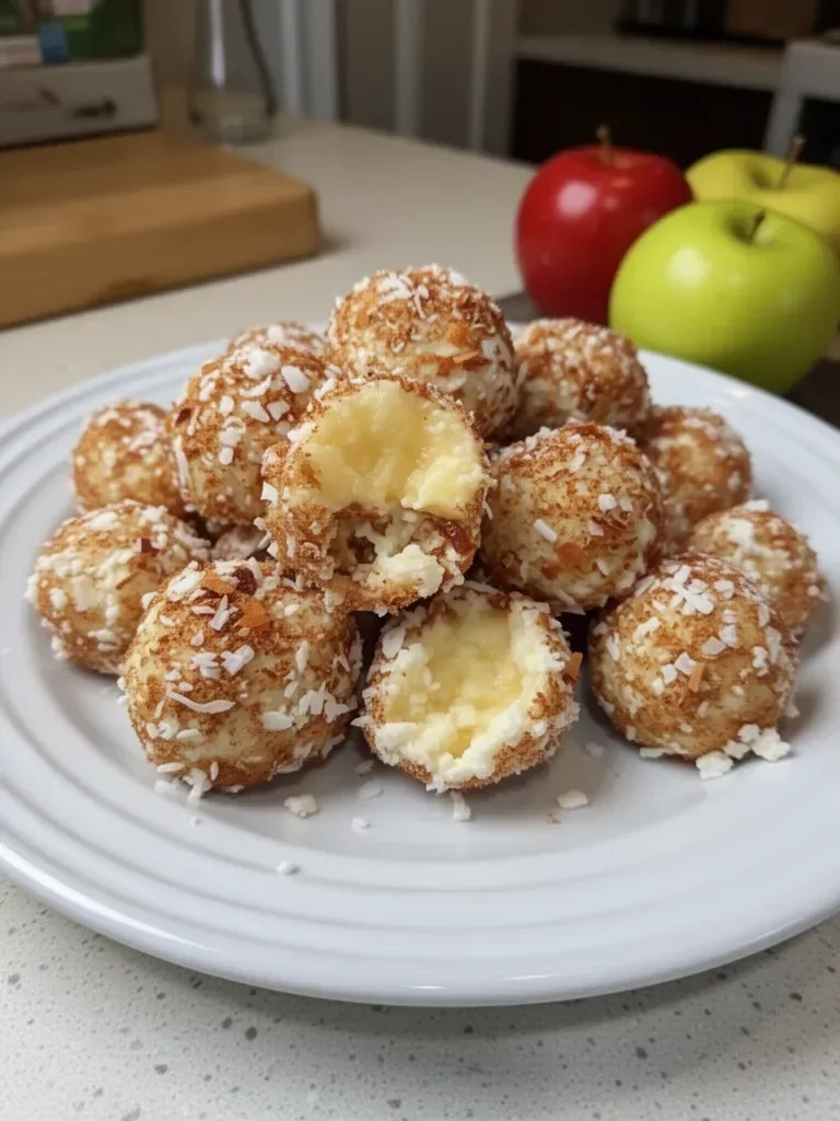 Easy Cinnamon Apple Cottage Cheese Bites
