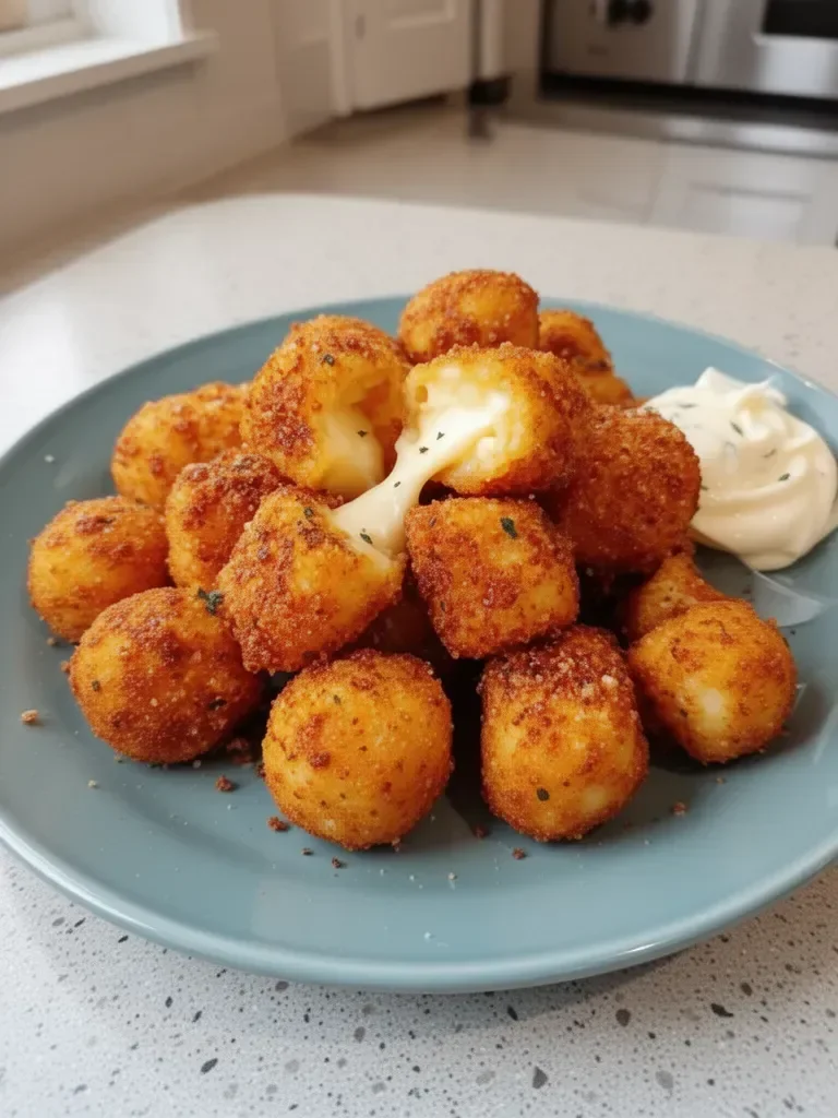 Easy Fried Cheese Bites