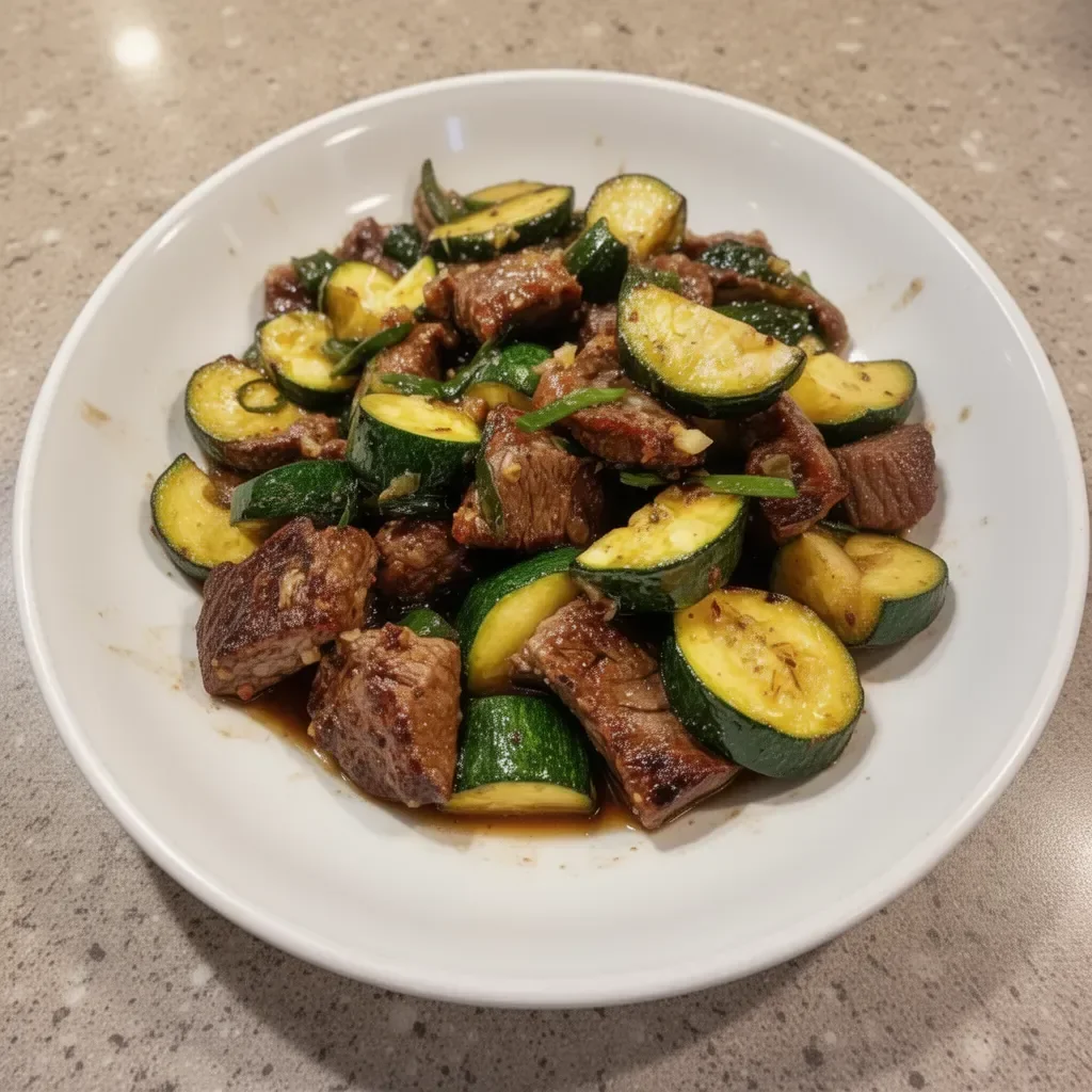 Delicious garlic butter steak bites served on a plate
