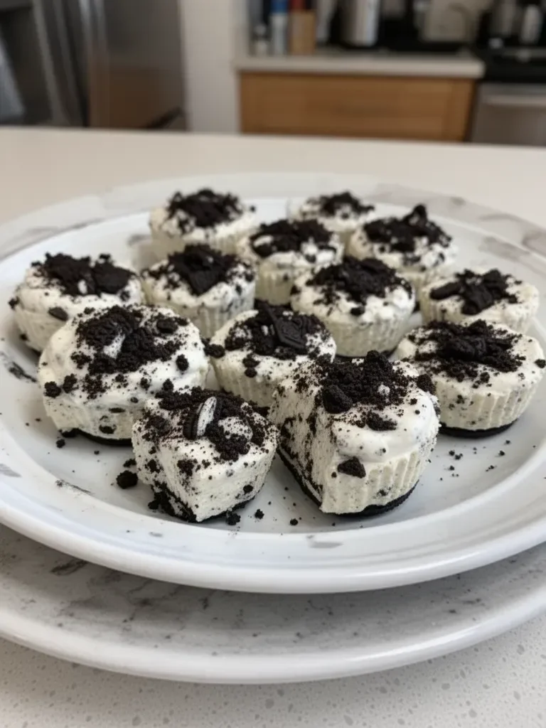 Healthy No-Bake Oreo Cheesecake Bites Recipe