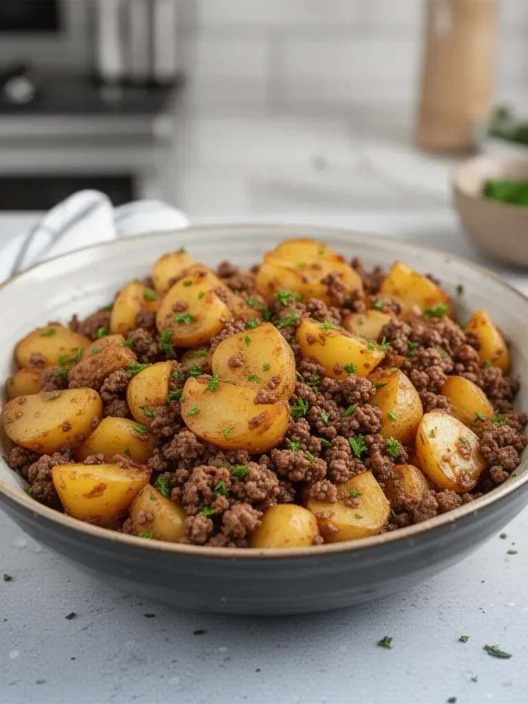 Hearty Ground Beef and Potatoes