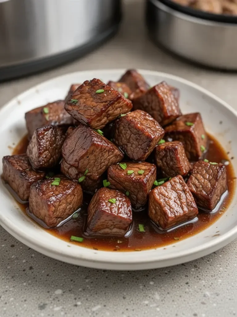 Juicy Crock Pot Beef Bites | Quick & Flavorful Weeknight Dinner