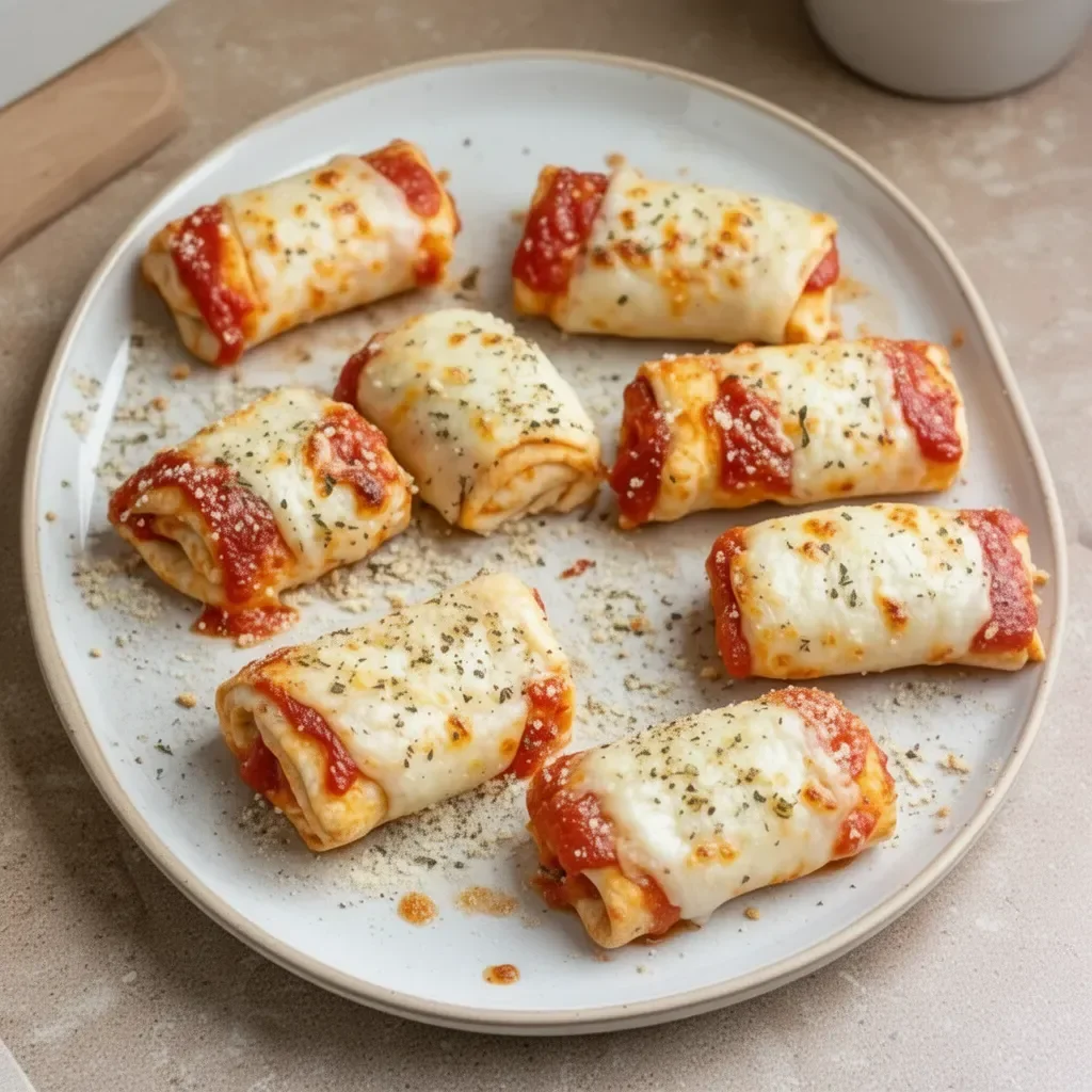 Delicious low-calorie pizza rolls for a healthier snacking option