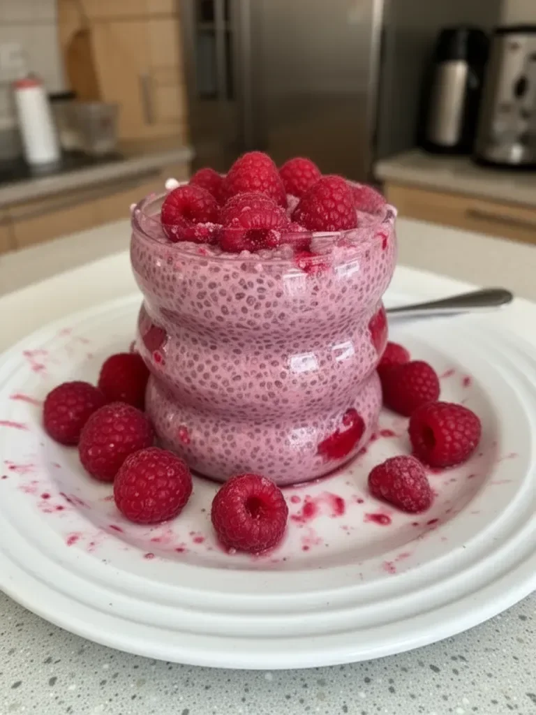 Raspberry Chia Pudding