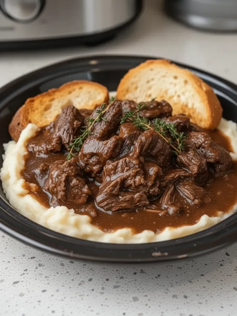 Slow Cooker Beef Manhattan: Hearty Comfort in Every Bite