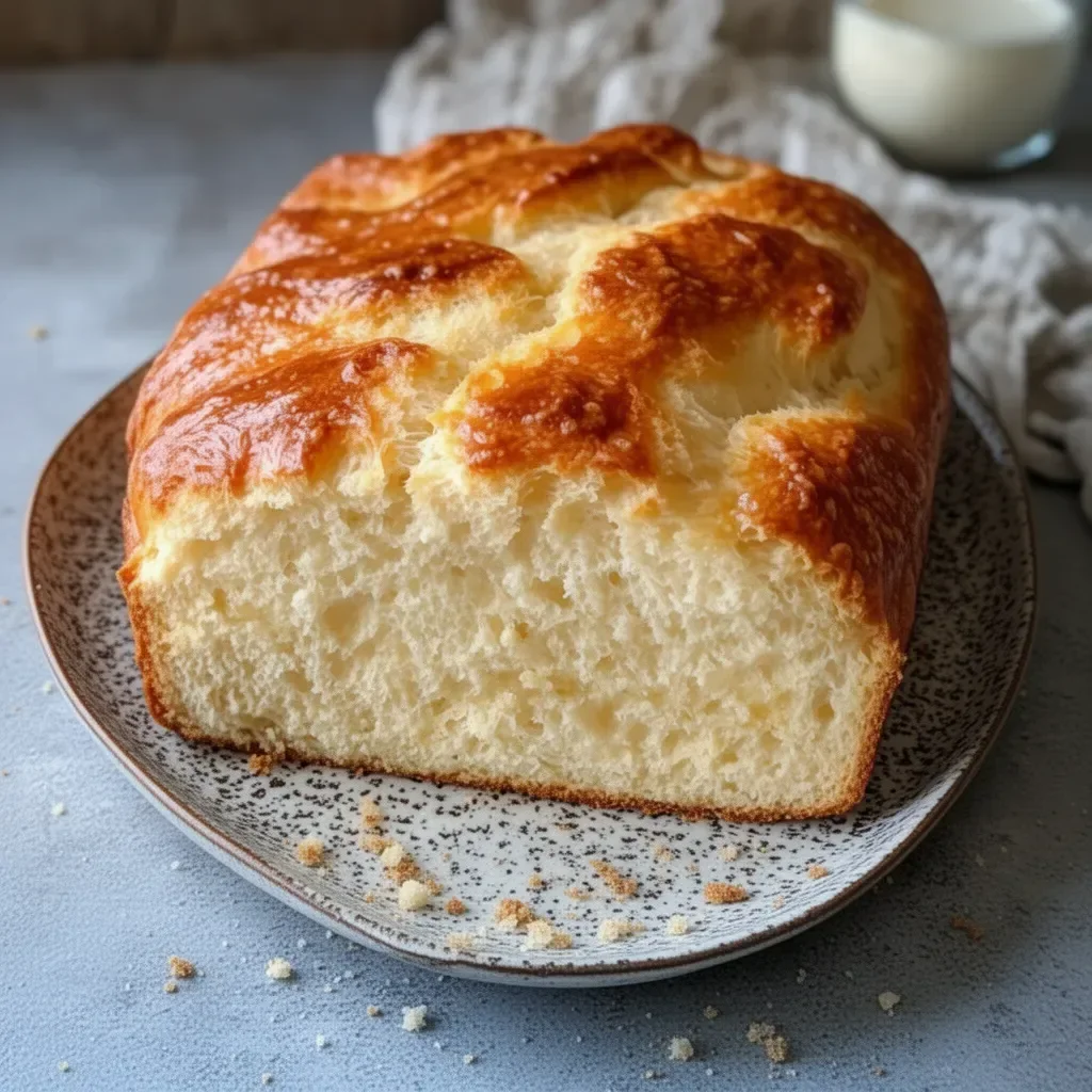 Delicious zero carb yogurt bread, a perfect low-carb recipe for healthy eating.