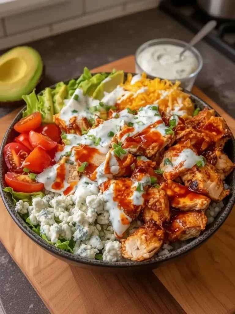 Buffalo Chicken Protein Bowl
