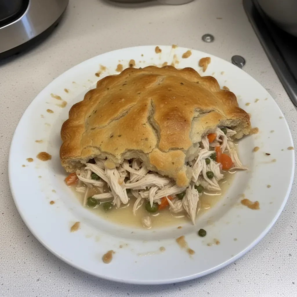 Delicious Chicken Pot Pie with flaky crust and hearty filling