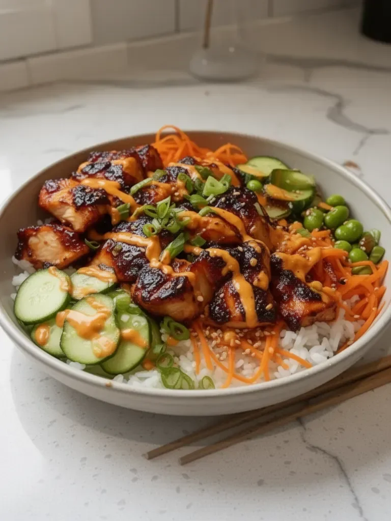 Savory Korean BBQ Chicken Bowls for Perfect Weeknight Dinners